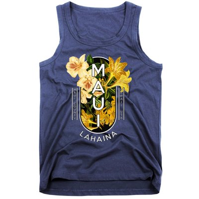 Hawaii Lahaina Maui Floral Tank Top