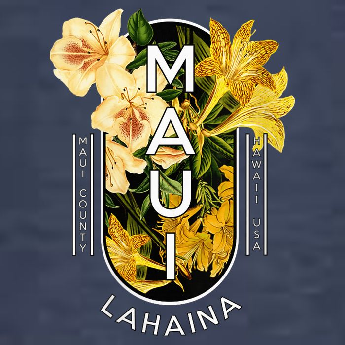 Hawaii Lahaina Maui Floral Kids T-Shirt