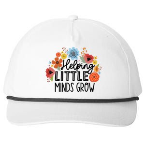 Helping Little Minds Grow Teacher Snapback Five-Panel Rope Hat