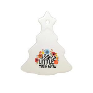 Helping Little Minds Grow Teacher Ceramic Tree Ornament