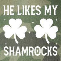 He Likes My Shamrocks Funny St Patricks Day Legacy Tie Dye Trucker Hat