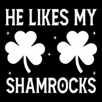He Likes My Shamrocks Funny St Patricks Day Daily Commute Backpack