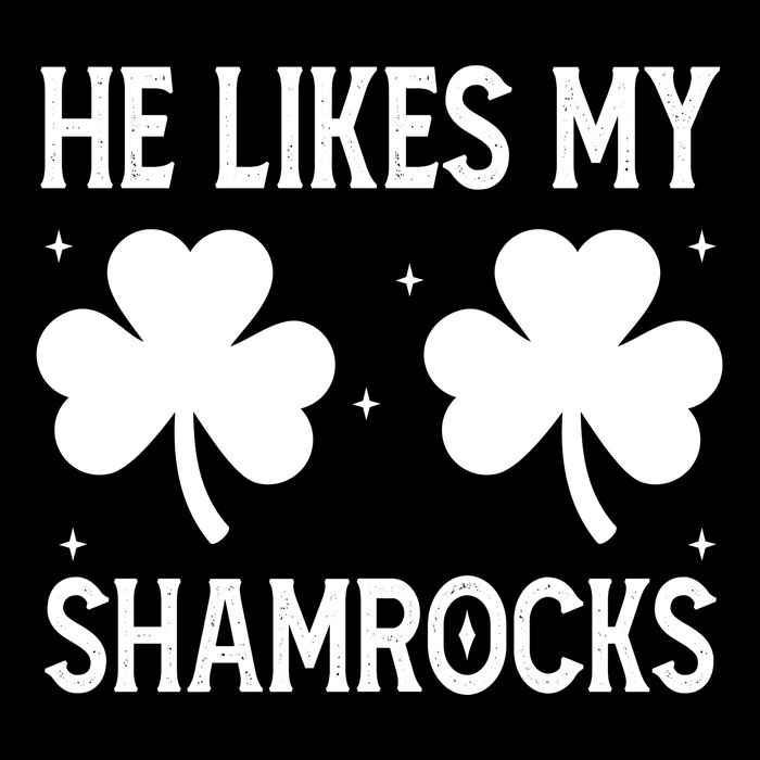 He Likes My Shamrocks Funny St Patricks Day Daily Commute Backpack