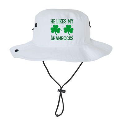 He Likes My Shamrocks Funny St Patricks Day Legacy Cool Fit Booney Bucket Hat