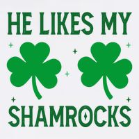 He Likes My Shamrocks Funny St Patricks Day Mousepad