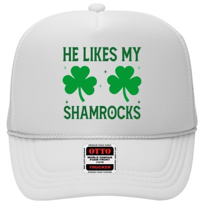 He Likes My Shamrocks Funny St Patricks Day Trucker Hat