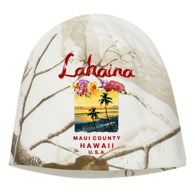 Hawaii Lahaina Maui Vintage Hawaiian Kati - Camo Knit Beanie