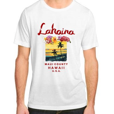 Hawaii Lahaina Maui Vintage Hawaiian Adult ChromaSoft Performance T-Shirt