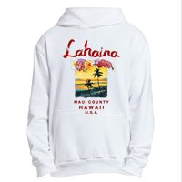 Hawaii Lahaina Maui Vintage Hawaiian Urban Pullover Hoodie