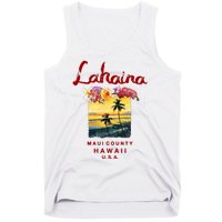 Hawaii Lahaina Maui Vintage Hawaiian Tank Top