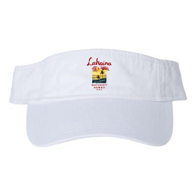 Hawaii Lahaina Maui Vintage Hawaiian Valucap Bio-Washed Visor