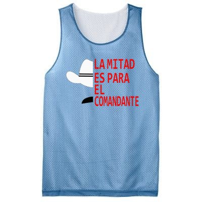 Honduras La Mitad Es Para El Comandante Mesh Reversible Basketball Jersey Tank