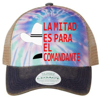 Honduras La Mitad Es Para El Comandante Legacy Tie Dye Trucker Hat