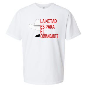 Honduras La Mitad Es Para El Comandante Sueded Cloud Jersey T-Shirt