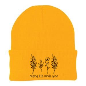 Helping Little Minds Grow Gift For Teacher Knit Cap Winter Beanie