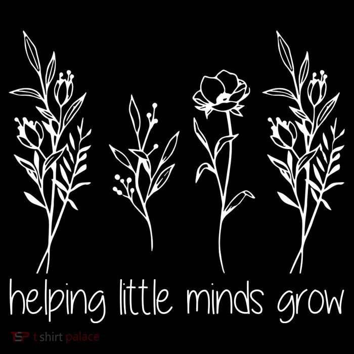 Helping Little Minds Grow Gift For Teacher Tall T-Shirt