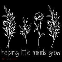 Helping Little Minds Grow Gift For Teacher Drawstring Bag