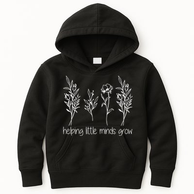 Helping Little Minds Grow Gift For Teacher Kids Hoodie