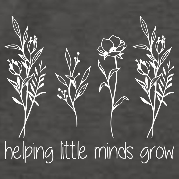 Helping Little Minds Grow Gift For Teacher Vector Backpack