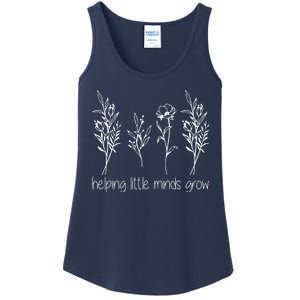 Helping Little Minds Grow Gift For Teacher Ladies Essential Tank