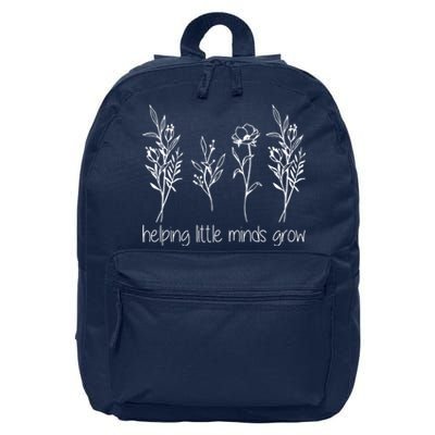 Helping Little Minds Grow Gift For Teacher 16 in Basic Backpack