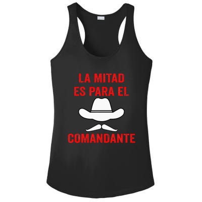 Honduras La Mitad Es Para El Comandante Ladies PosiCharge Competitor Racerback Tank