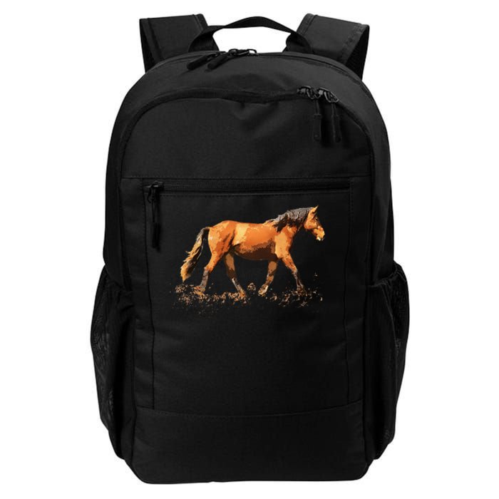 Horse Lover Man Woman Loves Horses Gift Rider Riding Daily Commute Backpack