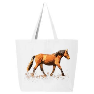 Horse Lover Man Woman Loves Horses Gift Rider Riding 25L Jumbo Tote