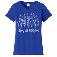 Helping Little Minds Grow Wildflowers Gift Teachers Gift Women's T-Shirt