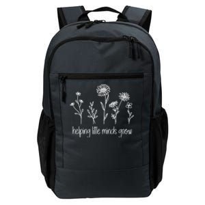 Helping Little Minds Grow Wildflowers Teacher Flower Outfits Gift Daily Commute Backpack