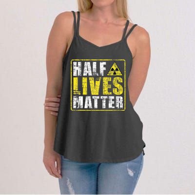 Half Lives Matter Nuclear Engineering  Women's Strappy Tank