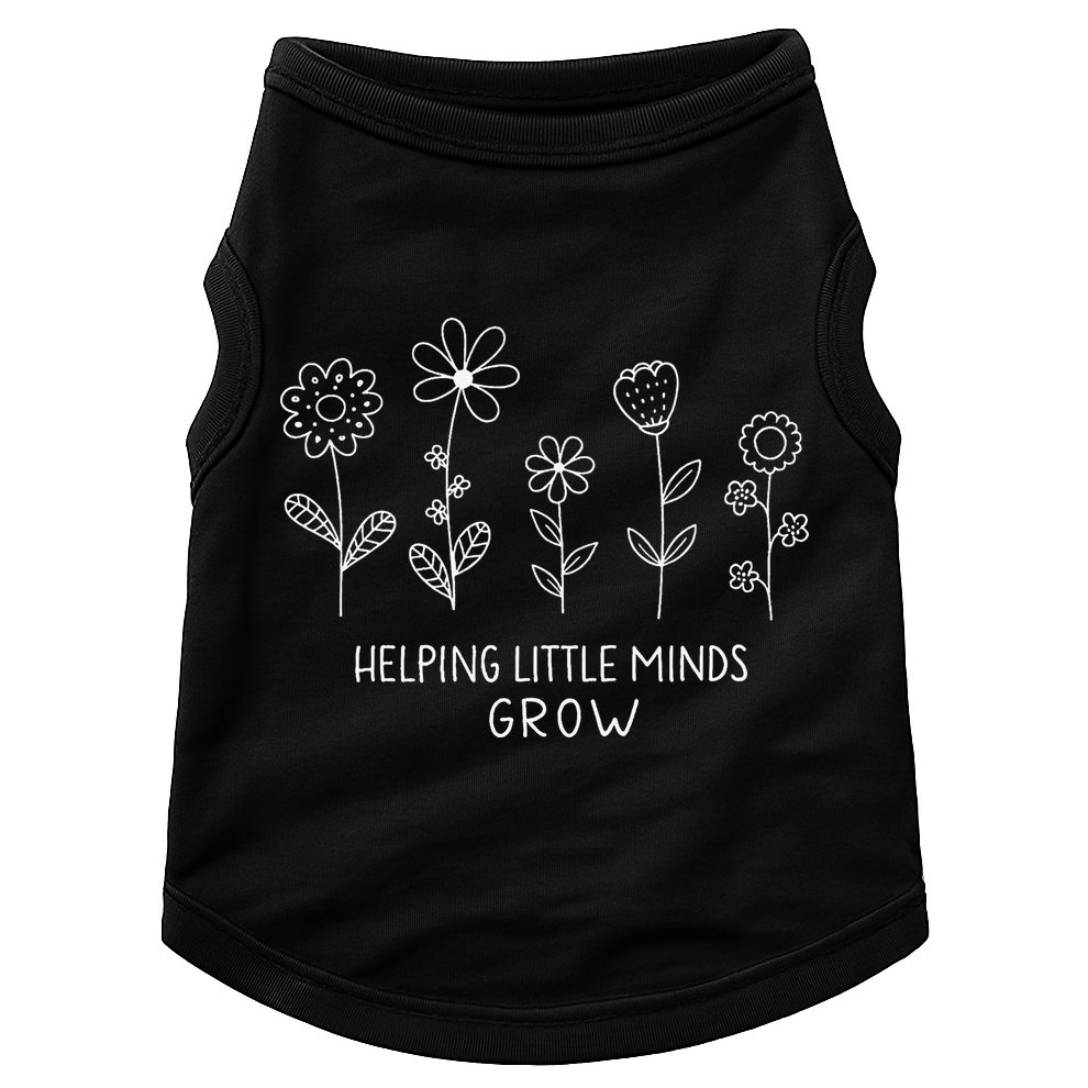 Helping Little Minds Grow Wildflower Kindergarten Teacher Doggie Tank