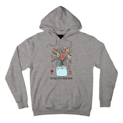 Helping Little Minds Grow LigFunny For Christmas Mom Dad Tall Hoodie