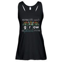 Helping Little Minds Grow One Phoneme At A Time Teacher Ladies Essential Flowy Tank