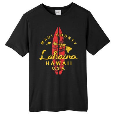 Hawaii Lahaina Maui Vintage Hawaiian Islands Surf Tall Fusion ChromaSoft Performance T-Shirt