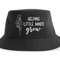 Helping Little Minds Grow Educator Teacher Sustainable Bucket Hat