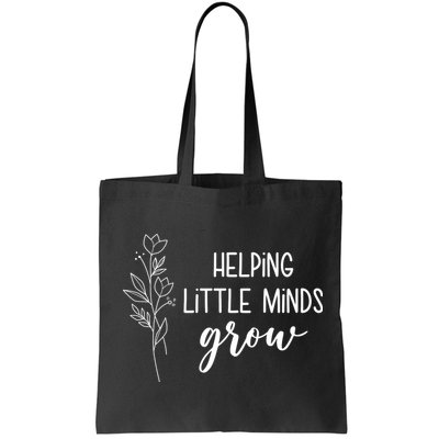 Helping Little Minds Grow Educator Teacher Bag