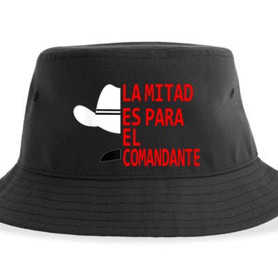 Honduras La Mitad Es Para El Comandante Sustainable Bucket Hat