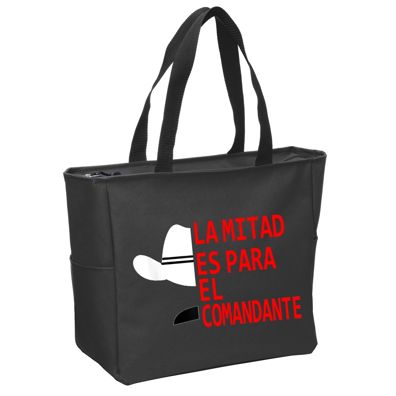 Honduras La Mitad Es Para El Comandante Zip Tote Bag