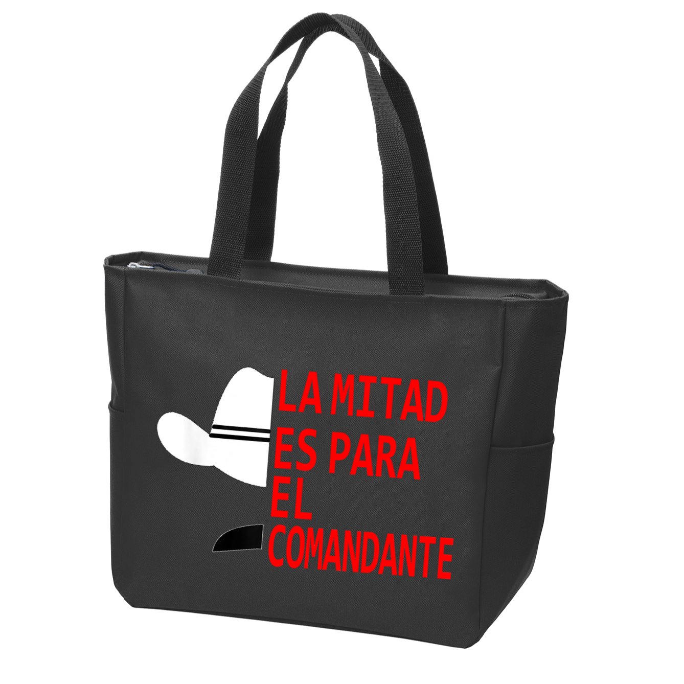 Honduras La Mitad Es Para El Comandante Zip Tote Bag