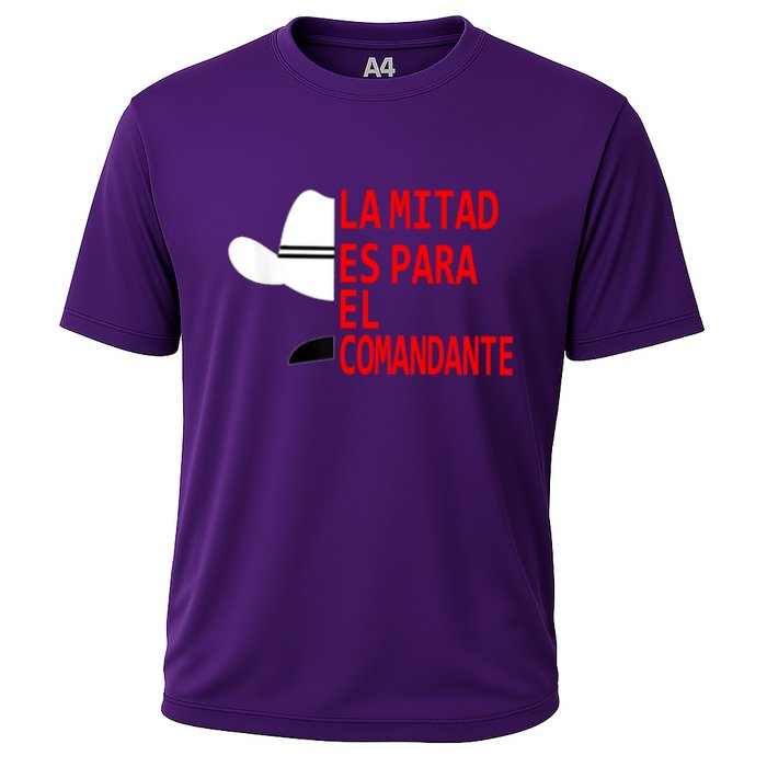 Honduras La Mitad Es Para El Comandante Cooling Performance Crew T-Shirt