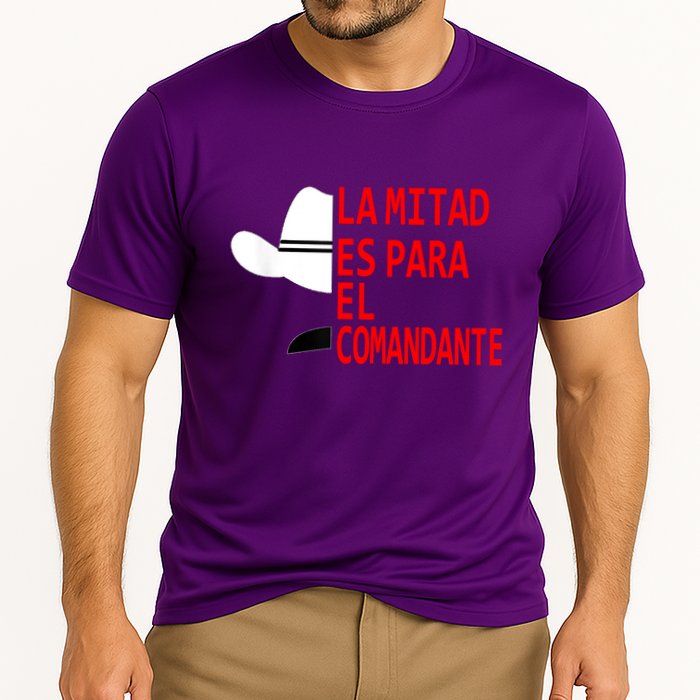 Honduras La Mitad Es Para El Comandante Cooling Performance Crew T-Shirt