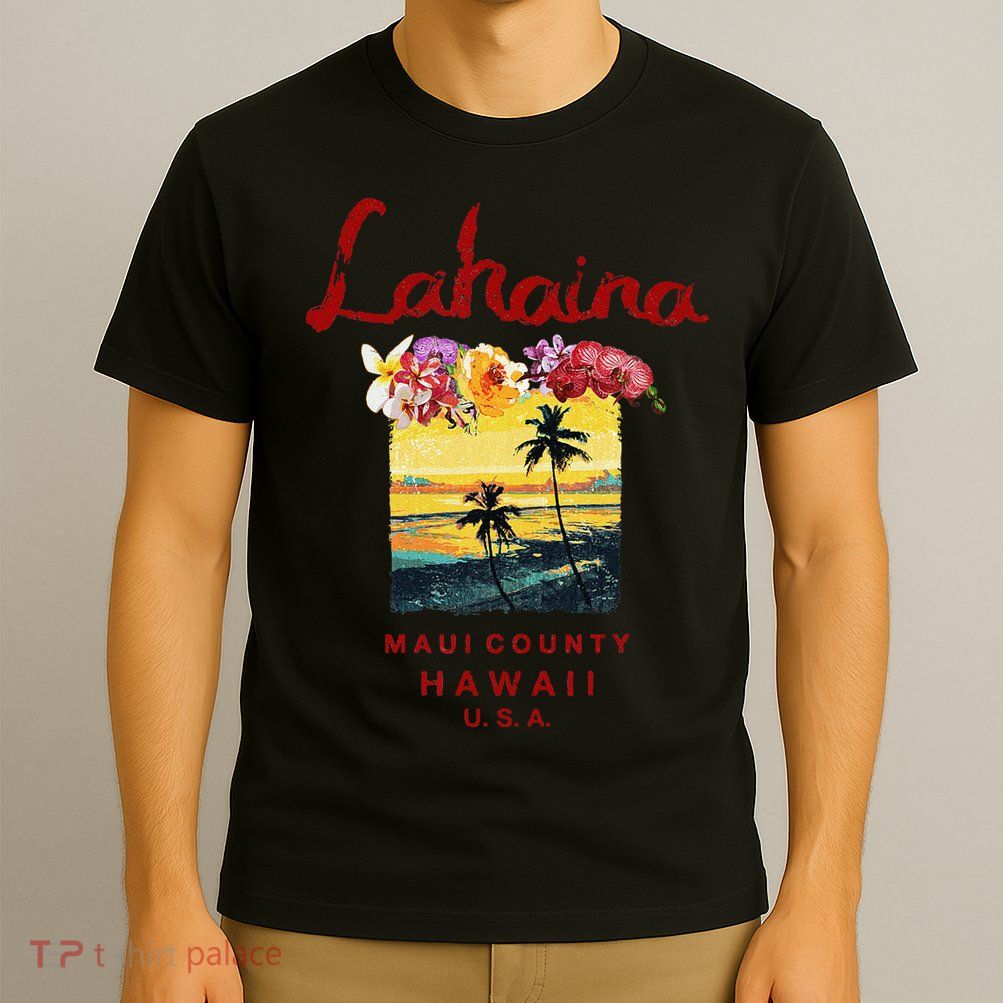 Hawaii Lahaina Maui Vintage Hawaiian T-Shirt
