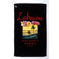 Hawaii Lahaina Maui Vintage Hawaiian Golf Towel
