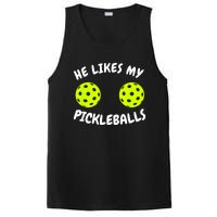 He Likes My Pickleballs Couple Pickleball Matching PosiCharge Competitor Tank