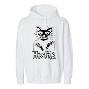 Hissfits Love Music Cute Kittens Rock Band Garment-Dyed Fleece Hoodie