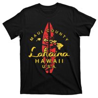 Hawaii Lahaina Maui Vintage Hawaiian Islands Surf T-Shirt