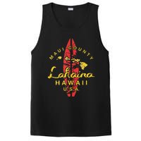 Hawaii Lahaina Maui Vintage Hawaiian Islands Surf PosiCharge Competitor Tank