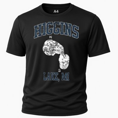 Higgins Lake Michigan Vintage Performance Shirt