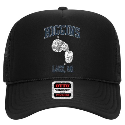 Higgins Lake Michigan Vintage Trucker Hat